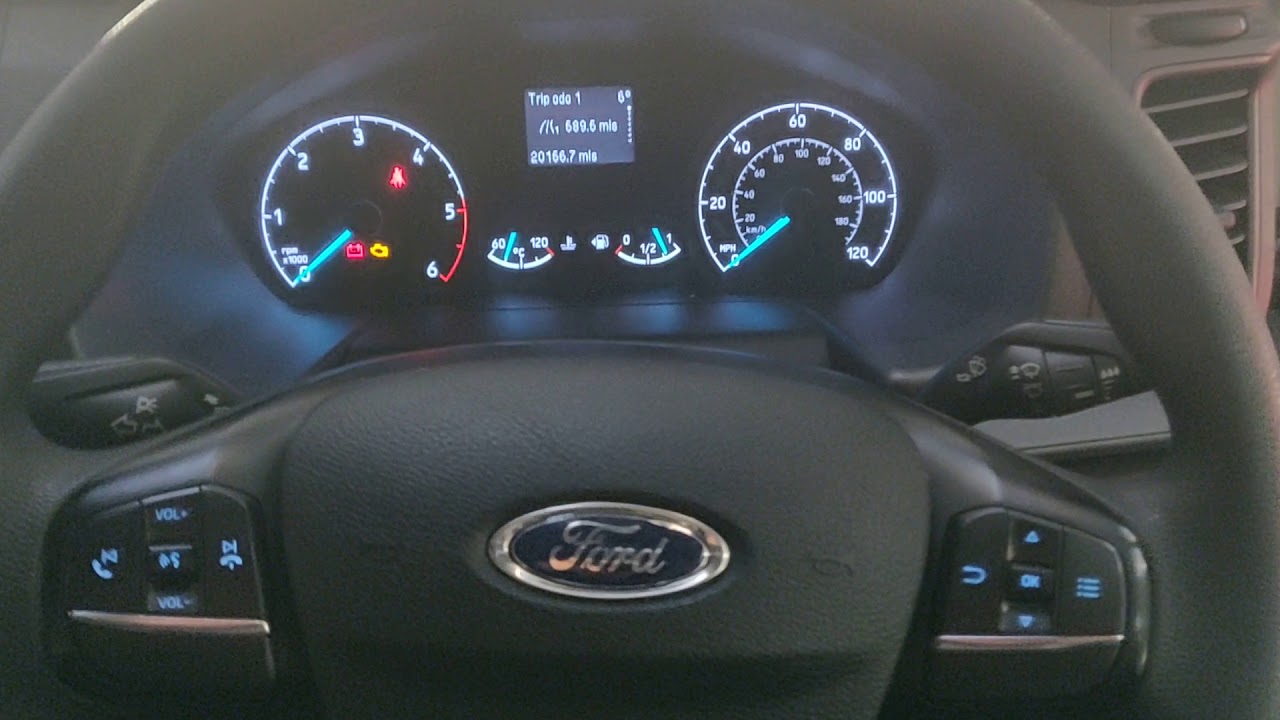 transit custom 2018 oil service reset.