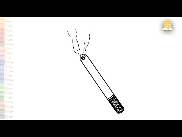 cigarettes drawing easy How to Draw a Pack of 3,700+ Drawing Of Cigarette Smoke