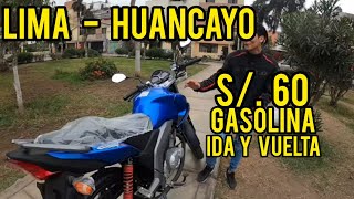 Pongo a prueba la SUZUKI GSX 125 LIMA  HUANCAYO | ROCKMA