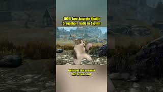100% Lore Accurate Khajiit Dragonborn build in Skyrim! #skyrim