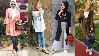 Casual Hijab Fashion for Every Day 2018 كاجول ستايل
