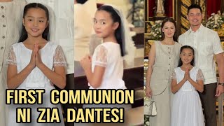 ZIA DANTES MAY SINABI KINA MARIAN RIVERA AT DONG DANTES BAGO ITO MAG FIRST COMMUNION