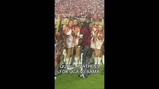 Quavo in Athens for UGA vs Bama