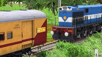 ICF UTKRISHT SHUNTING WDM3D | BUMPY RAILROAD CROSSING | RAILWORKS 3 | TRAIN SIMULATOR | NTG GAMING