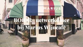BOIDR+ netwerkdiner bij Marius Wijn & Café