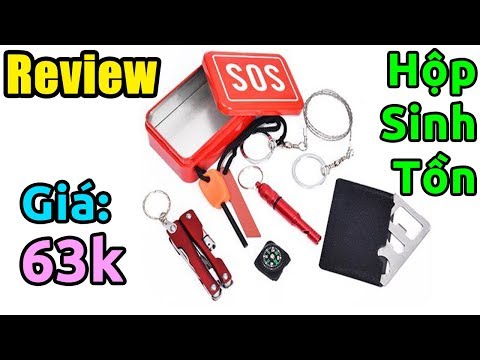 Video Trên tay Hộp Sinh Tồn SOS giá rẻ trên Lazada - youtube