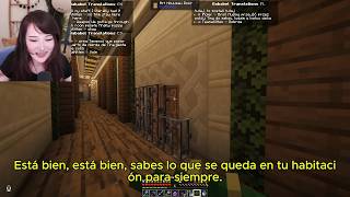 TINA CANCELA la ENTRADA de la HABITACIÓN de ROIER 😂 | QSMP 2
