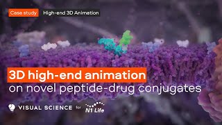 CASE STUDY. Metatide peptide 3D Mechanism of Action animation for N1 Life