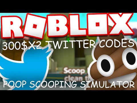 Twitter Codes Free 600 Roblox Poop Scooping Simulator