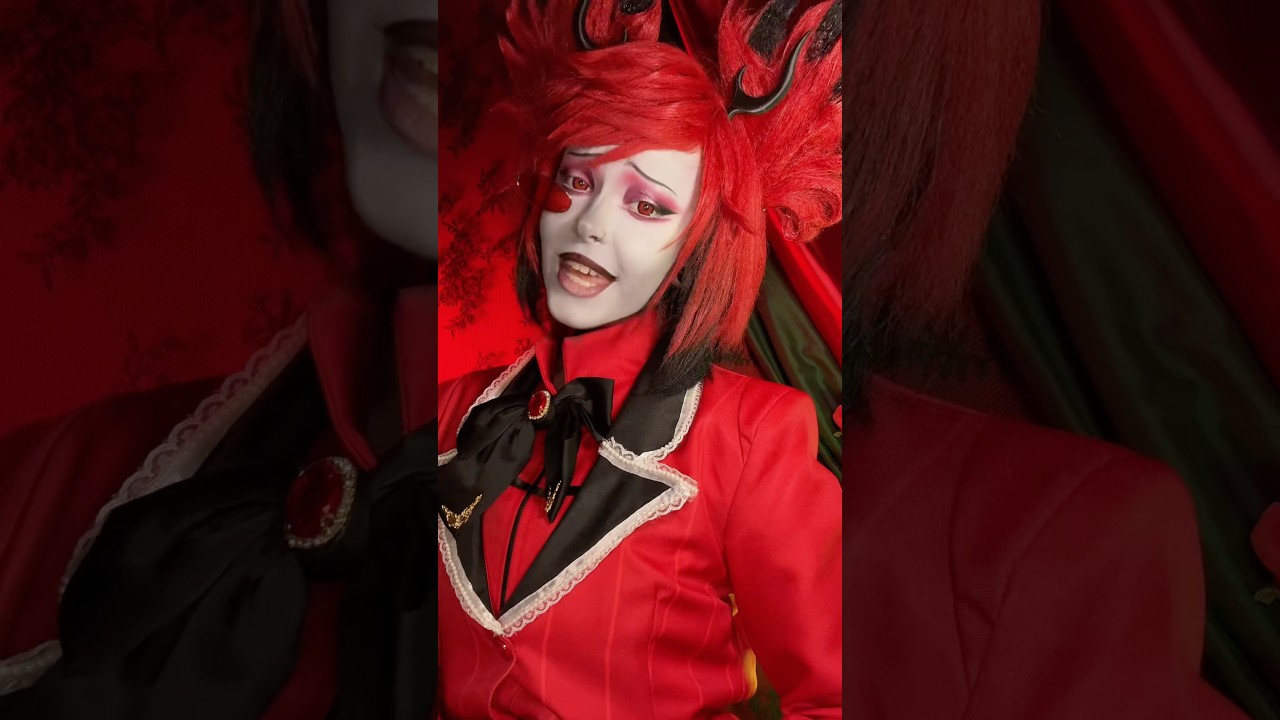 oh #cosplay #makeup #hazbinhotel #hazbinhotelcosplay #alastor #cartoon
