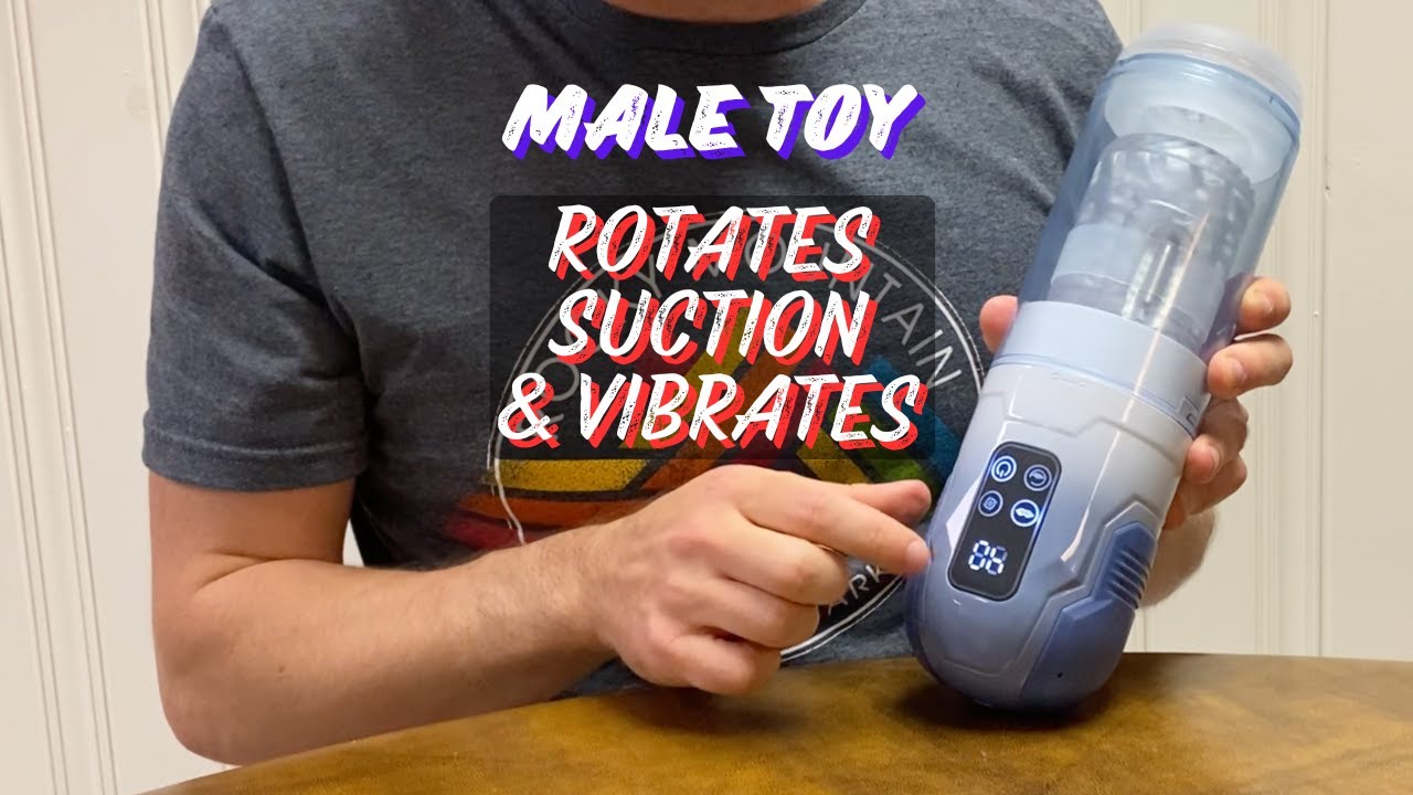 Male Toy for Solo Fun - rotates, vibrates, and suction