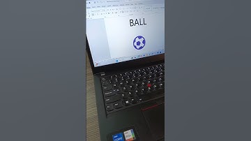 Drawing Ball on MS Word was so Easy! 🏀 Must Try #msword #shorts