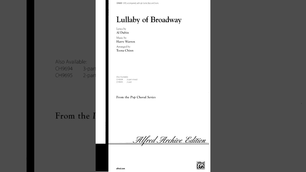 LullabyOfBroadway Alto