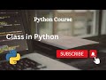 Class in python