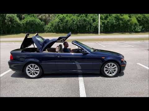 2004 BMW 330ci Convertible Top Operation - YouTube
