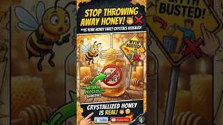 Crystallized Honey is FAKE? 🍯🚫 The Truth Revealed!