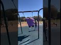 She didn't see this swing accident coming #Fail #Shorts #Viral