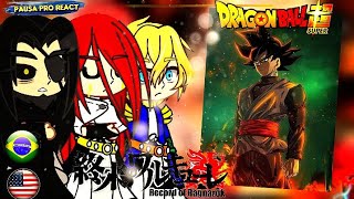 Record Of Ragnarok Reacting To Goku Black As The New Ragnarok Member || Dragon Ball | Gacha Club