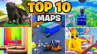 LES 10 MEILLEURS MAP FUN A FAIRE ENTRE POTE SUR FORTNITE