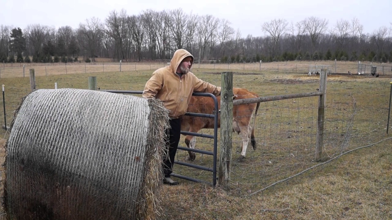 Manual Hay Bale Moving