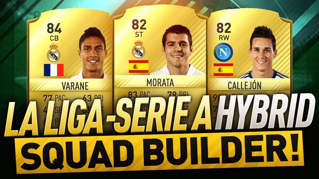 20K LA LIGA / SERIE A FIFA 17 HYBRID Squad Builder w/ Custom Tactics & Player Instructions
