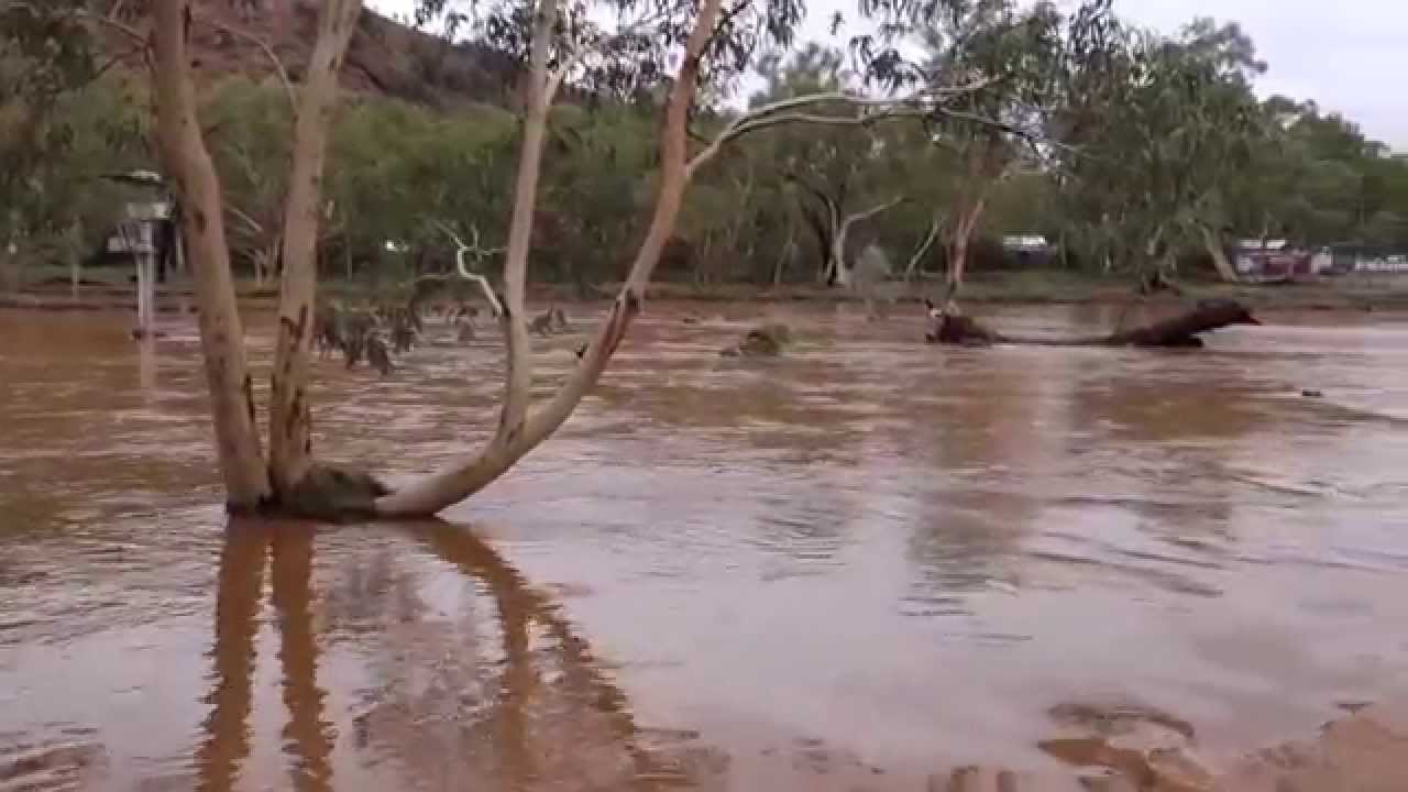 Todd River Flowing - Stuart Hwy
