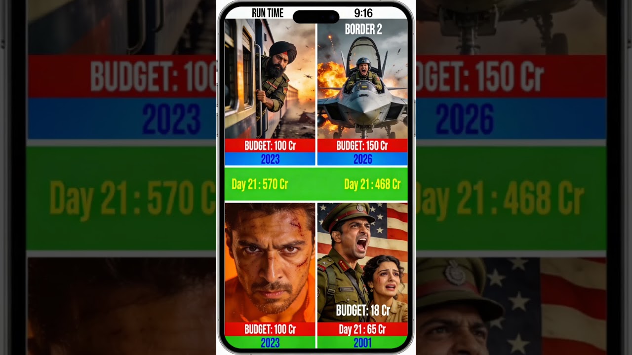 Border 2  Box Office Collection | Sunny Deol | Border 2 Movie | 21th Day Collection Worldwide Total,