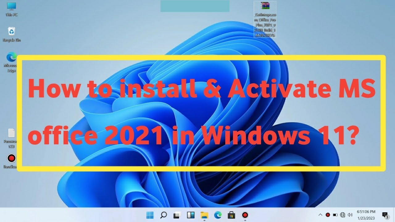 How to install MS office 2021 in Windows 11 for free? - YouTube