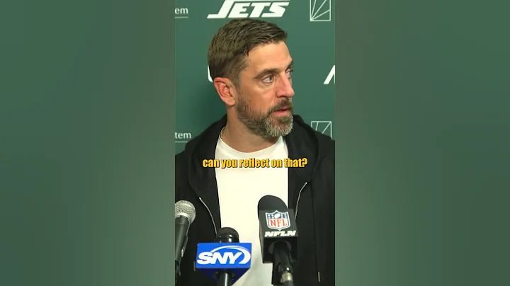 Aaron Rodgers was NOT having it 👀 #NFL #football #jets