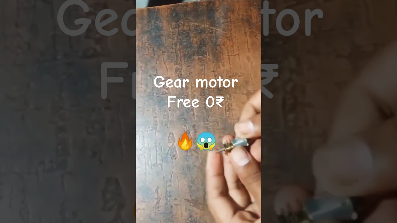 🔥Gear motor || gear motor kese banaya 🔥