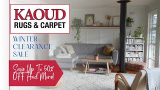 Kaoud Rugs Winter Clearance Sale!