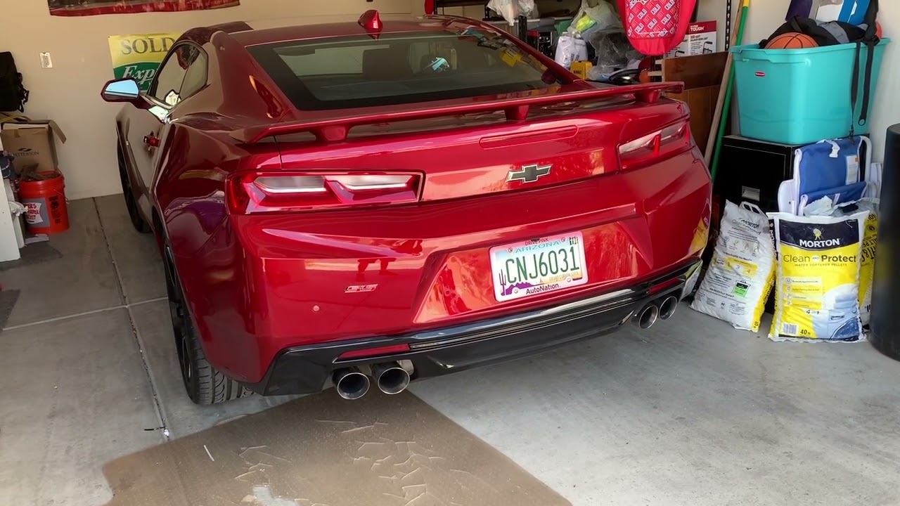 2016 2SS Garnet Red Tint Coat Camaro remote startup.