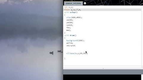6 Processing движение под действием силы