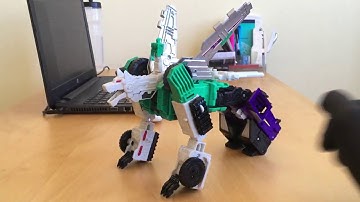 Transformers SIXSHOT Titans Return DEFINITIVE Wolf Mode ITA