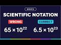 Scientific Notation Basics — Standard to Scientific Form