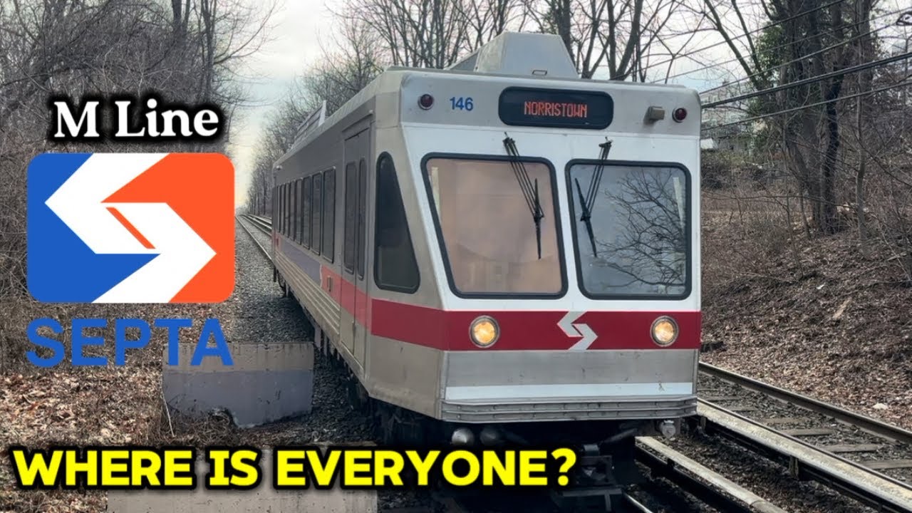 Станция на Норристаунской высокоскоростной линии, где почти нет пассажиров