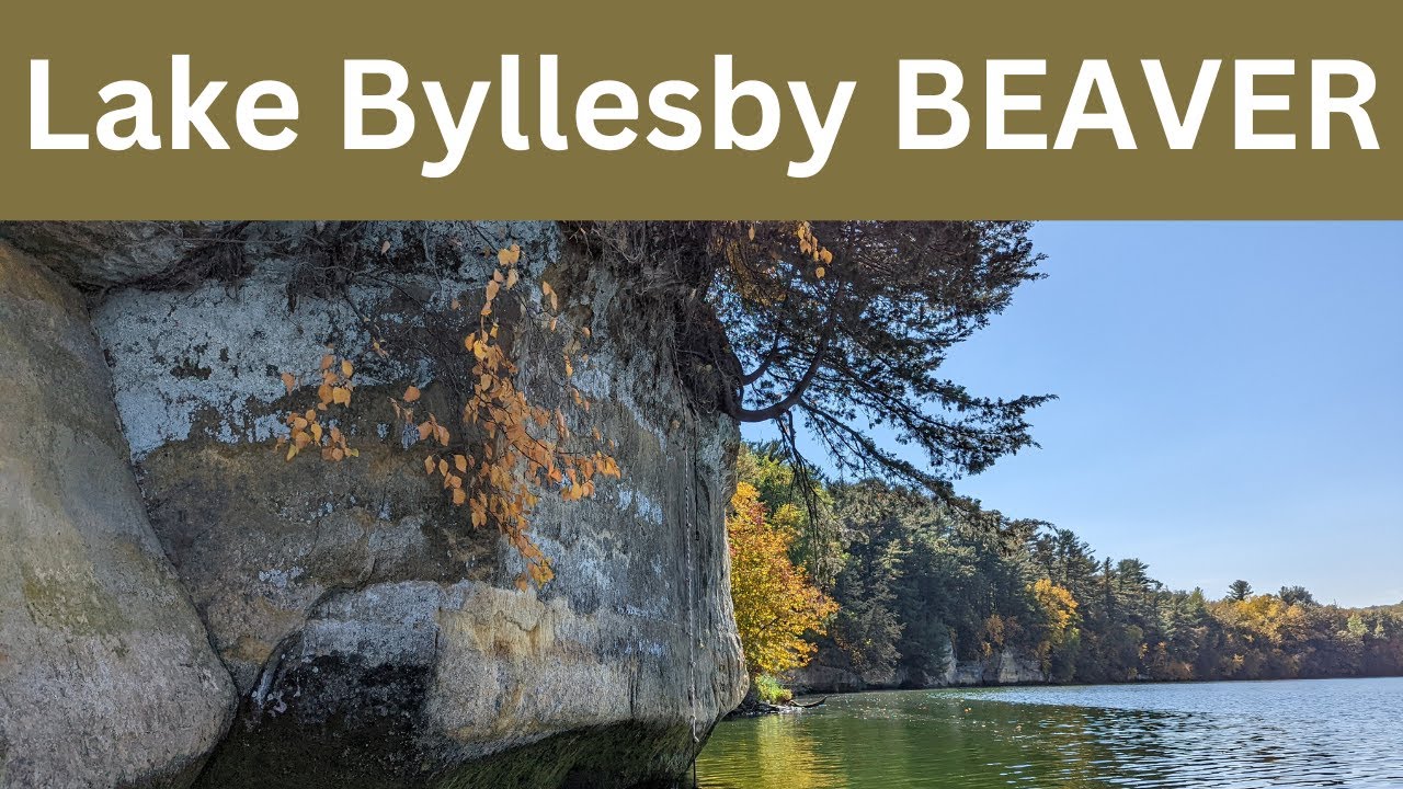 Kayaking Lake Byllesby with beaver footage in the fall 10-9-2022 - YouTube
