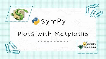 Plots with Matplotlib and SymPy