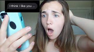 Song Lyric Texting Prank on my Crush! *GONE RIGHT*