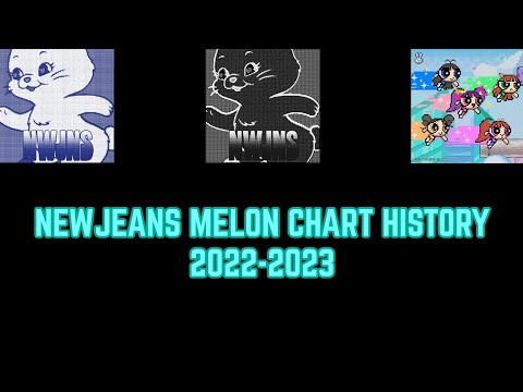 NEWJEANS Melon chart history (2022-2023)