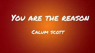 You are the reason - Calum Scott Lyrics