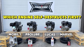 Which Engine SelfDestructs First? Prolube, Lucas, Marvel, or Mobil 1?