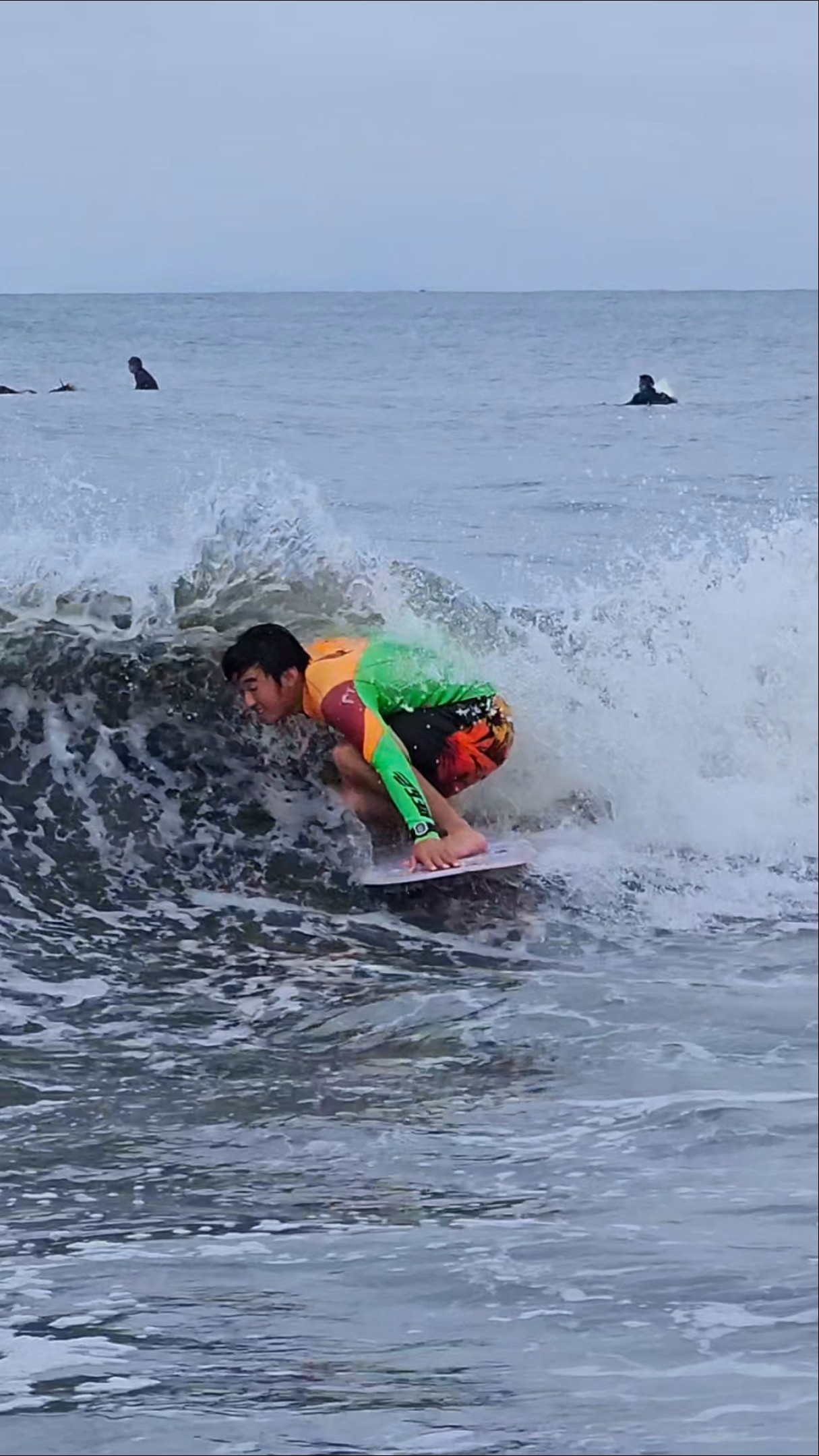 スキムボード試乗… ‪@VictoriaSkimboards76‬ 🇺🇸 #WingFish tail Tex