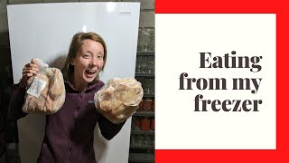 How to menu plan in order to clean out pantry and freezer | Shelftember | Reverse Meal Planning