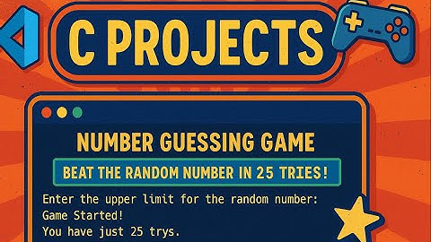 Build Your First C Game: Number Guessing Tutorial