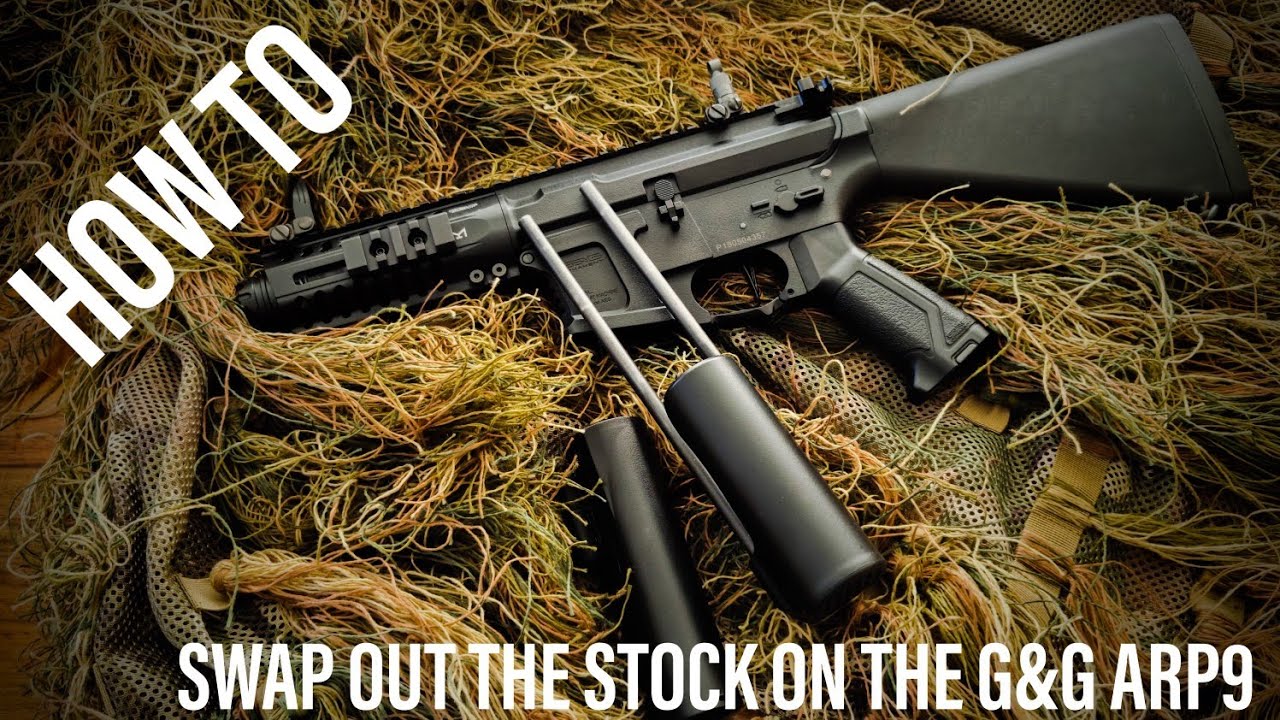 How to change the stock on your G&G ARP9. Get extra battery space and