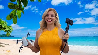 MY FIRST TIME VLOGGING WITH MY NEW EQUIPMENT! CAYE CAULKER, BELIZE 2021