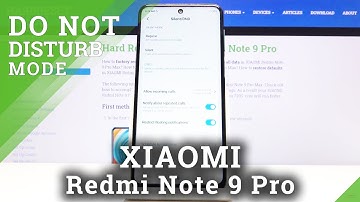 How to Activate DND Mode in XIAOMI Redmi Note 9 Pro – Do Not Disturb