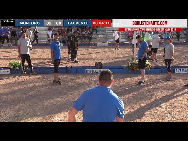 Miniature : 16ème PUCCINELLI vs LAURENTI : International à pétanque d'Andrézieux-Bouthéon 2019