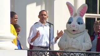 Obamas preside over annual egg roll